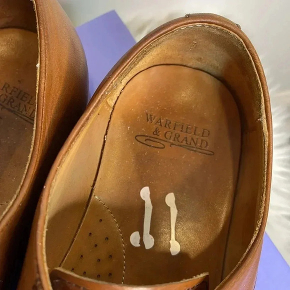 Warfield & Grand Cognac Mens Shoes - Picture 5 of 10